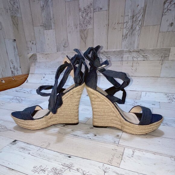 Guilty Soles Blue Denim Espadrilles - Picture 2 of 4